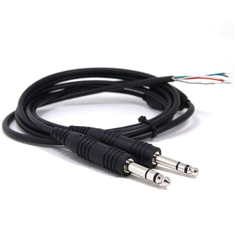 aviation headset replacement cable  david clark avcomm pilot ancable