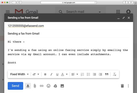 send  fax  gmail