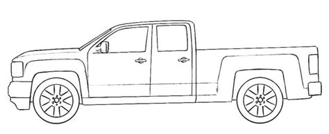 gmc truck coloring page coloringpagezcom