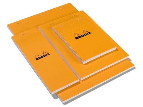 buy rhodia writing pad orange online at modulor