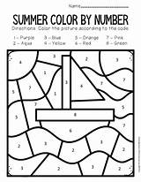 Summer Kindergarten Sailboat Sight sketch template