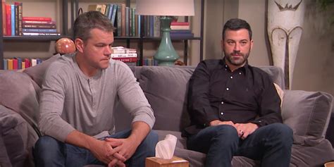 Matt Damon And Jimmy Kimmel Go To Couples Therapy
