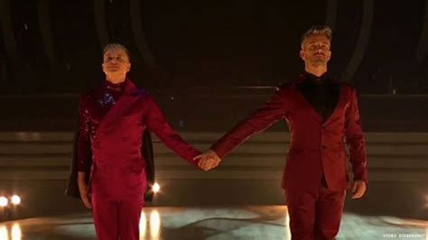 courtney act makes dancing with the stars history with same sex dance · pinknews