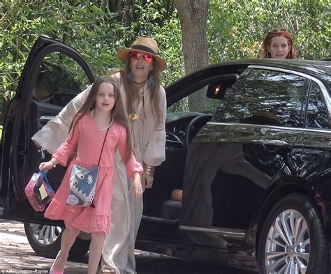 Lisa Marie Presley Seen With Her Three Daughters Daily Mail Online