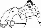 Boxing Coloring Pages Printable Color Sports Kids Two Boxers Bouts Intense Avoid Related Posts Print sketch template