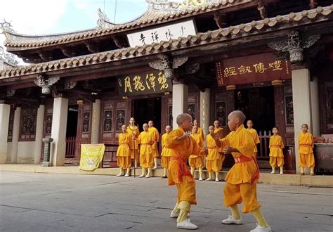 southern shaolins kung fu monks battle  attention cgtn