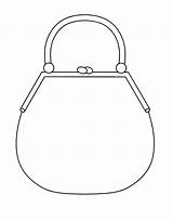 Handbag Bag Drawing Getdrawings sketch template