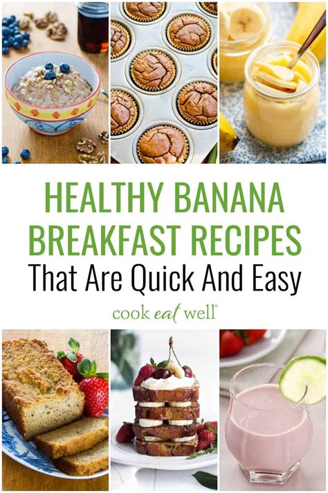 healthy banana breakfast recipes   quick  easy cook eat