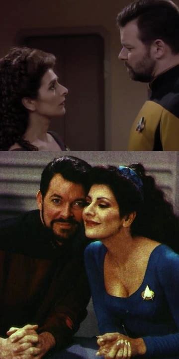 Deanna Troi Thomas Riker William Riker Star Trek Next Gen Scotty