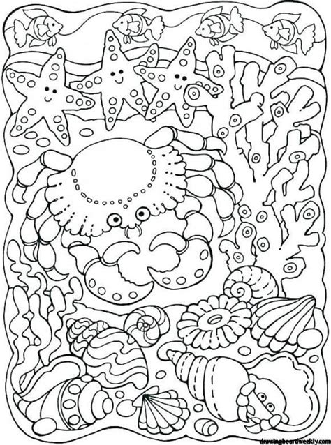 sea coloring pages drawing board weekly