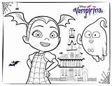 Pages Coloring Vampirina House Boys Quality Girls High sketch template
