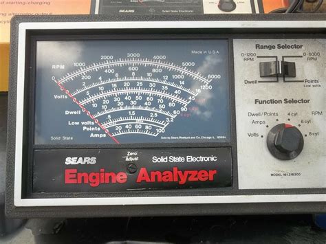 Sears 9 2163 Engine Analyzer