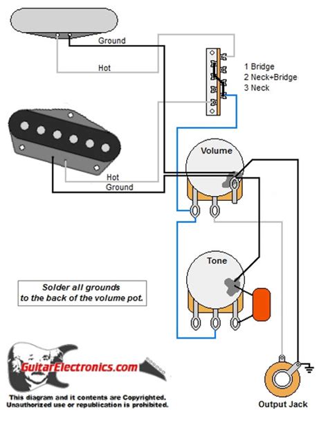 telecaster   wiring diagram fender vintage noiseless telecaster neck pickup  wires