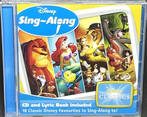 disney sing  disney classics cd album lyric book