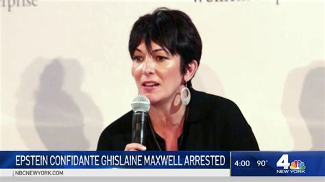 Epstein Confidante Ghislaine Maxwell Arrested At Nh Estate Nbc New York