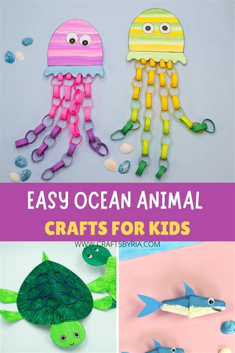 easy ocean animal crafts  kids crafts  ria ocean animal crafts