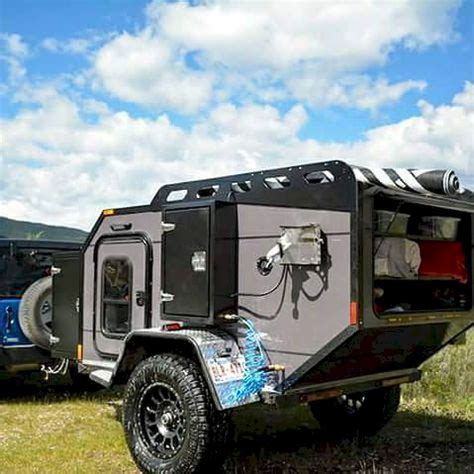 impressive camper trailers   good camping expertise teardrop trailer interior  road