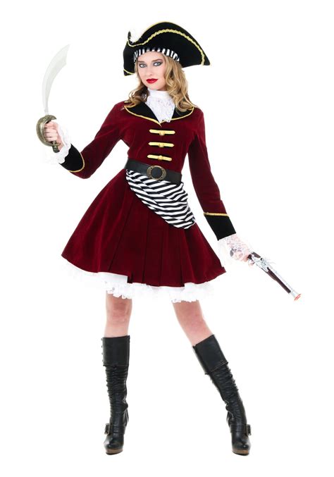 Women S Captain Hook Costume With Hat