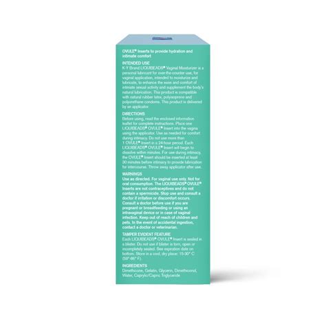 k y® personal lubricant liquibeads vaginal moisturizer supplement