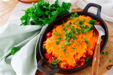 ovenschotel met zoete aardappel en gehakt eliens cuisine zoete aardappel gezonde groenten