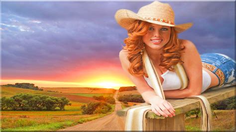 cowgirl  redheadsrule