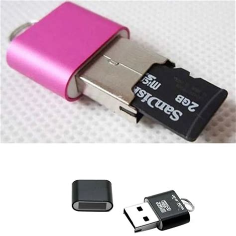 portable mini usb  micro sd tf  flash memory card reader adapter