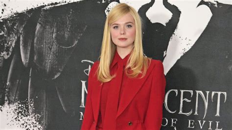 elle fanning on that fake sexy calendar shoot with colin farrell