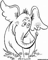 Horton Hears Seuss Drawinghowtodraw Suess Clipground sketch template