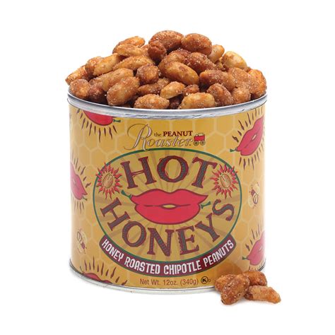Hot Honeys Honey Roasted Spicy Peanut Flavored Peanuts Food