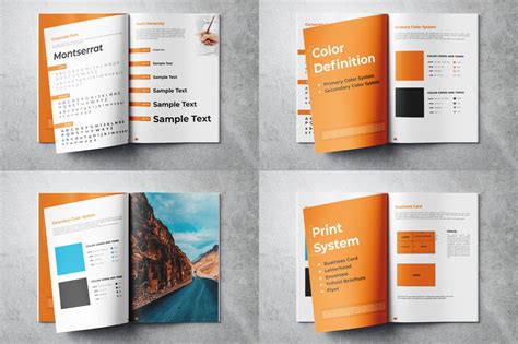 brand guidelines template  customizable templates design