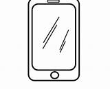 Coloring Iphone Pages Colouring sketch template
