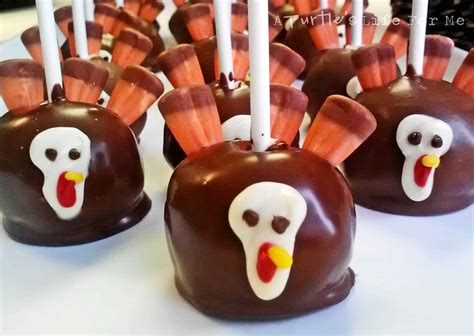 Turkey Cake Pops For Thanksgiving A Turtle S Life For Me