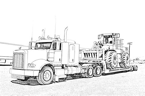 truck scania coloring sketch coloring page