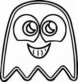 Coloring Pacman Ghost Cute Pages Wecoloringpage Printable Ghostly Adventures Getcolorings sketch template