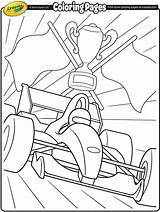 Coloring Formula Crayola Derby Formule Racecar Pinewood Kleurplaten Kleurplaat Winnaar Sporten Formel Ausmalen Cub Kleurplaatje Ferrari Autosto sketch template