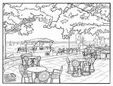 Terrace Artistic Experience Coloring Pages sketch template