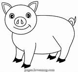 Coloriage Cerdo Peppa Pigs Pintar Fnaf Piglet sketch template