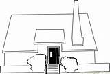 Cottage Coloringpages101 sketch template