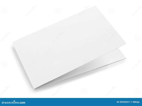 blank folded card stock image image  birthday