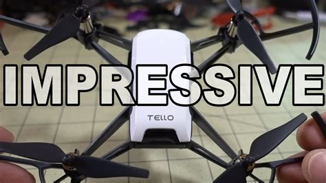 dji ryze tello camera drone review youtube