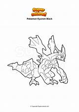 Coloring Lickitung Calyrex Kyurem Supercolored sketch template