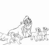 Coloring Lion Kovu Kiara Nala Simba Animated sketch template