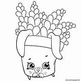 Shopkins Coloring Color Petkins Pages Fern Printable Cute Print Book sketch template
