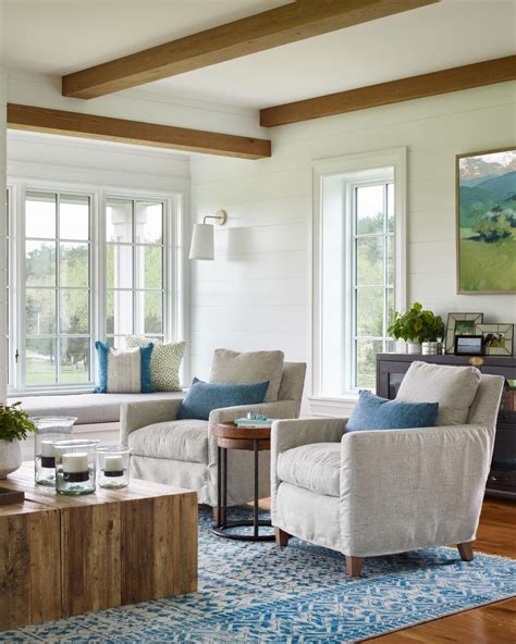 Transitional Living Room With Window Seat Hgtv