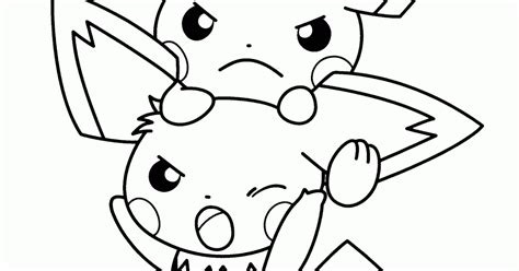 pokemon baby pikachu coloring pages pokemon drawing easy