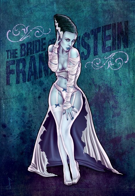 bride of frankenstein classic pinup pose frankenstein girls sorted by position luscious