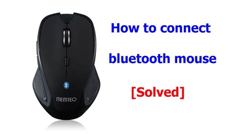setup connect pair bluetooth wireless mouse memteq  windows solved  youtube