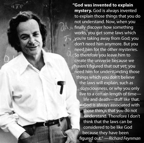 richard feynman on god and science atheism