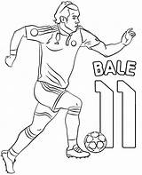 Kolorowanki Bale Gareth Druku Pilkarz Malowanka Pilkarze Kolorowanka Lewandowskim Malowanki Sportowcy Koszykarze sketch template