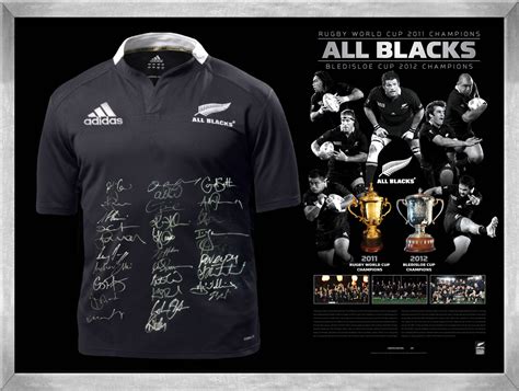 rugby union  zealand  blacks signed  blacks jersey